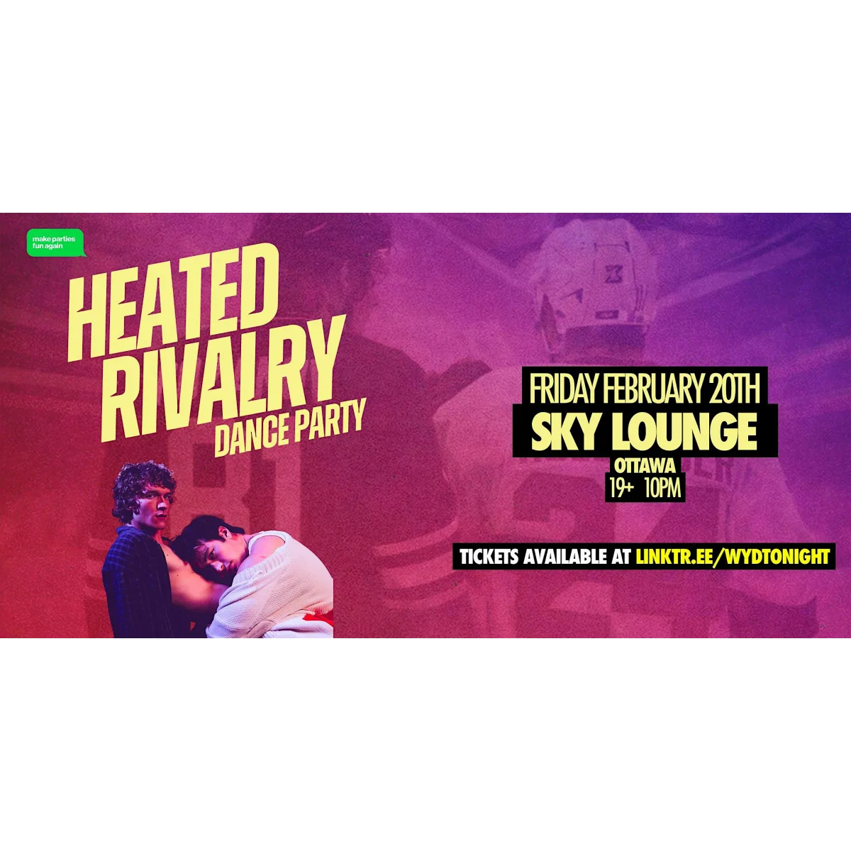 HEATED RIVALRY OTTAWA DANCE PARTY @ Sky Lounge event artwork