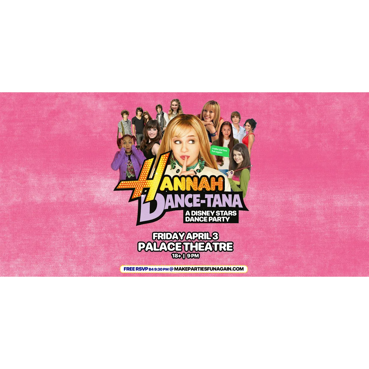 Hannah Dancetana : Disney Stars Dance Party @ Palace Theatre Calgary event artwork